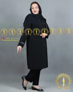 مانتو کریشه مجلسی ورساچ سایز بزرگ