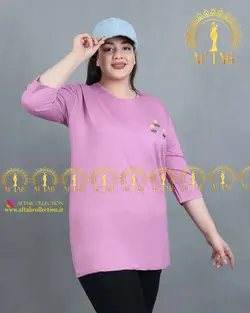 تیشرت گلدوزی راحتی سایز خیلی بزرگ