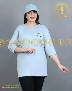 تیشرت گلدوزی راحتی سایز خیلی بزرگ