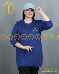 تیشرت گلدوزی راحتی سایز خیلی بزرگ