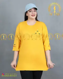 تیشرت گلدوزی راحتی سایز خیلی بزرگ