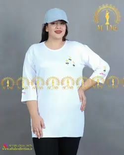 تیشرت گلدوزی راحتی سایز خیلی بزرگ