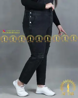 بیلر جین مام زاپدار سایزبزرگ