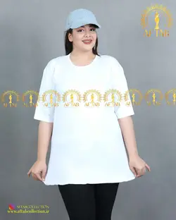 تیشرت گل رز راحتی سایز بزرگ