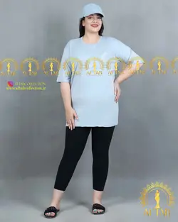 تیشرت گل رز راحتی سایز بزرگ