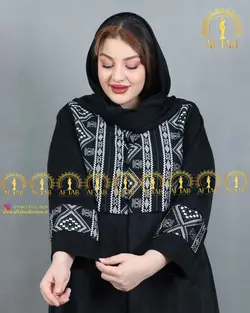 مانتو سوییت خرجکار سنتی سایزبزرگ