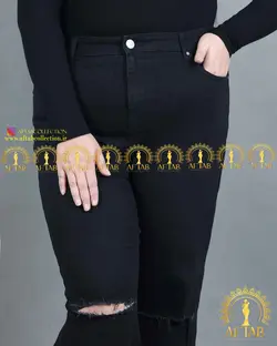 شلوار بگ زاپدار سایزبزرگ