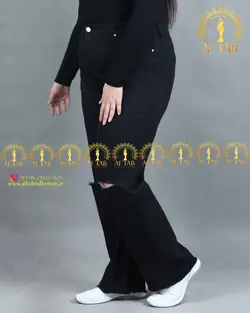 شلوار بگ زاپدار سایزبزرگ