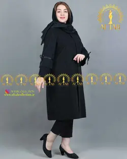 مانتو بیزو مجلسی آستین حریر سایزبزرگ