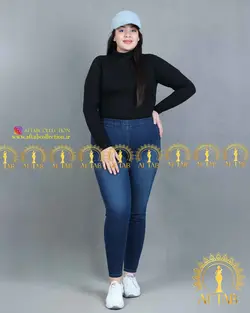 شلوار جین کاغذی جذب سایزبزرگ