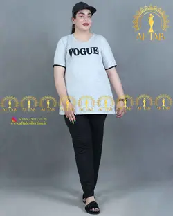ست تیشرت شلوار vogue سایزبزرگ