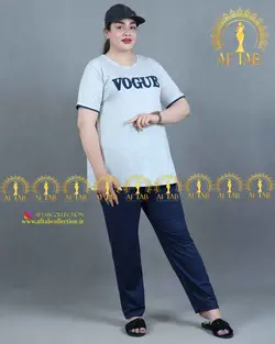 ست تیشرت شلوار vogue سایزبزرگ