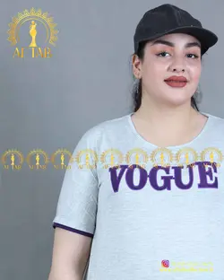 ست تیشرت شلوار vogue سایزبزرگ