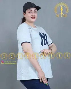 ست تیشرت شلوار NY سایزبزرگ
