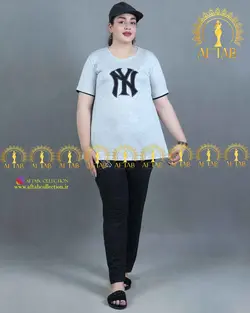 ست تیشرت شلوار NY سایزبزرگ