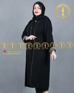 مانتو مجلسی مغزی دوزی سایزبزرگ بهار 1402