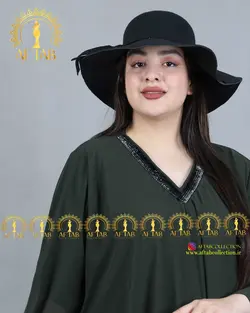 شومیز حریر جلو چیندار مجلسی سایزبزرگ