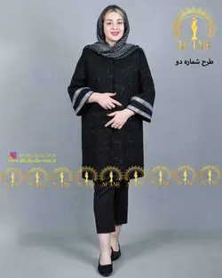 مانتو خرجکار نقره ای3456