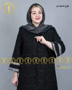 مانتو خرجکار نقره ای3456