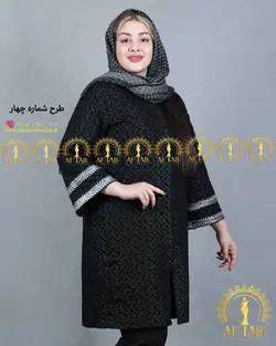 مانتو خرجکار نقره ای3456