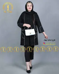 مانتو مغزی دوزی طلایی3454