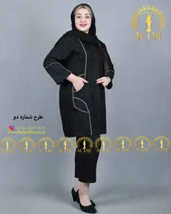 مانتو مغزی دوزی طلایی3454
