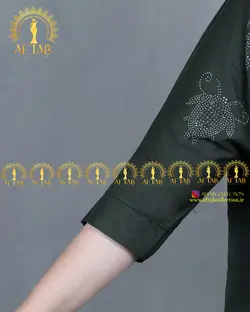 تیشرت بته جقه نگینی سایزبزرگ3400