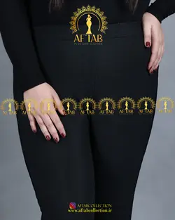 شلوار دمپا گشاد مجلسی لمه سایزبزرگ