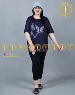 تیشرت پروانه ای سایزبزرگ3532
