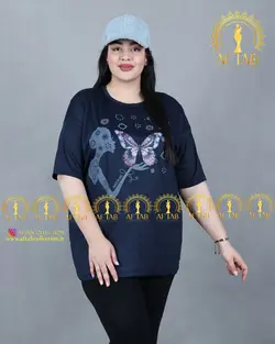 تیشرت پروانه ای سایزبزرگ3532