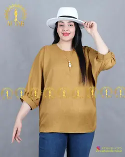 شومیز آستین کیمونو سایزبزرگ 3438