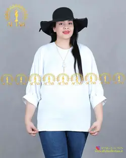 شومیز آستین کیمونو سایزبزرگ 3438