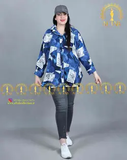 تونیک جلو دکمه مجلسی سایزبزرگ 3246