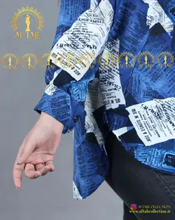 تونیک جلو دکمه مجلسی سایزبزرگ 3246