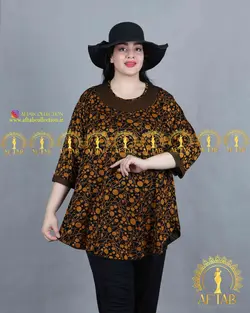 بلوز شلوار راحتی سایزبزرگ 3611