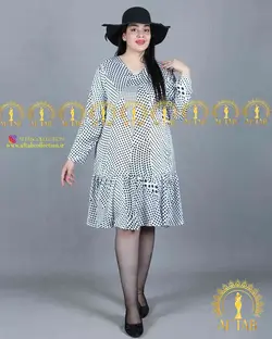 پیراهن پایین چیندار مجلسی سایزبزرگ 3639