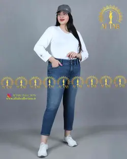 شلوار جین جذب سنگشور سایزبزرگ 3564