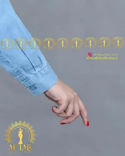 مانتو جین سنگشور یقه مردانه سایزبزرگ 3695