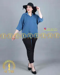 شومیز کیمونو پایین گتدار سایزبزرگ 3700