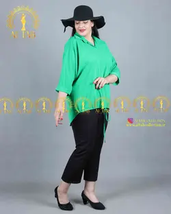 شومیز کیمونو پایین گتدار سایزبزرگ 3700