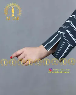 تونیک تک دکمه طلایی سایزبزرگ 3699