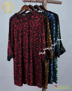 ست تونیک شلوارک برموردا سوپرسایز 3714