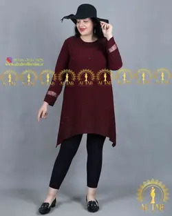 تونیک مجلسی پایین هشتی سایزبزرگ 3732