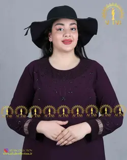 تونیک مجلسی پایین هشتی سایزبزرگ 3732