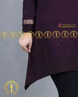 تونیک مجلسی پایین هشتی سایزبزرگ 3732