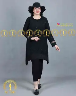 تونیک مجلسی پایین هشتی سایزبزرگ 3732