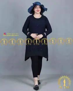 تونیک مجلسی پایین هشتی سایزبزرگ 3732