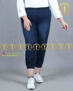 شلوار جین گتدار سایزبزرگ قد 85