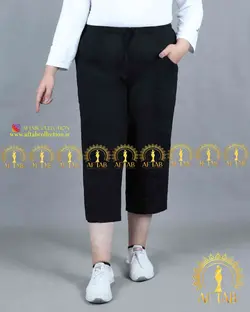 شلوار برمودا لنین سایزبزرگ 3747