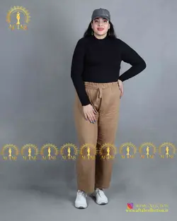 شلوار لنین نچرال سایز بزرگ 3786